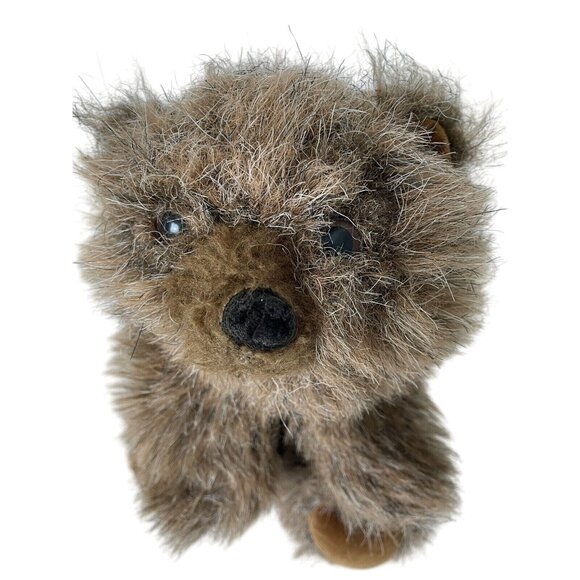 Folkmanis Brown Bear Hand Puppet Full Body Plush Stuffed Folktails Furry Folk - Picture 2 of 12